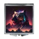 Складное зеркало квадратное Тигр ZER2-0266