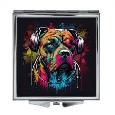 Складное зеркало квадратное Пес ZER2-0274