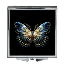 Складное зеркало квадратное Бабочка ZER2-0280