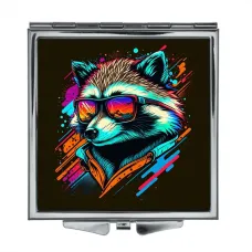 Складное зеркало квадратное Енот ZER2-0311