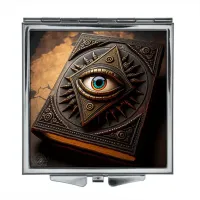 Складное зеркало квадратное Книга ZER2-0315