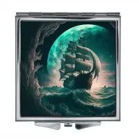 Складное зеркало квадратное Парусник ZER2-0323