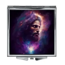 Складное зеркало квадратное Иисус ZER2-0330