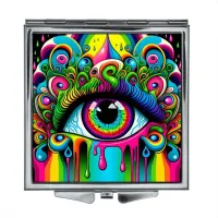 Складное зеркало квадратное Глаз ZER2-0339