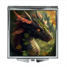 Складное зеркало квадратное Дракон ZER2-0340