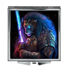 Складное зеркало квадратное Лев ZER2-0343