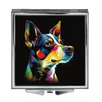 Складное зеркало квадратное Собака ZER2-0348