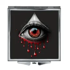 Складное зеркало квадратное Глаз ZER2-0351