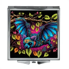 Складное зеркало квадратное Летучая мышь ZER2-0354