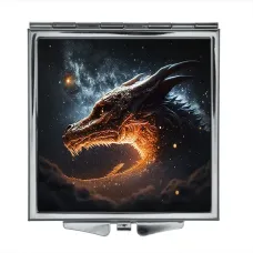 Складное зеркало квадратное Дракон ZER2-0356