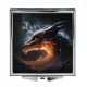 Складное зеркало квадратное Дракон ZER2-0356