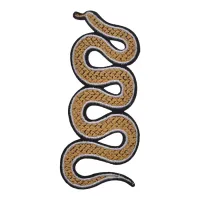Нашивка Змея, 9,5х4см NS050
