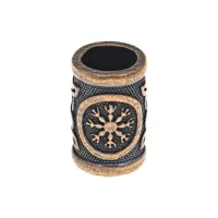 Бусина Крест Непобедимости, латунь, 11х7мм HB004-07