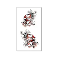 Временная татуировка Рыба, 10,5х6см TTRC-465P