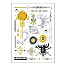 Флэш тату / металлик тату / временная татуировка TTVT-386