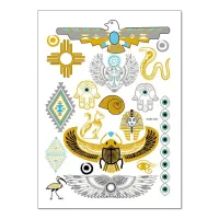 Флэш тату / металлик тату / временная татуировка TTVT-396