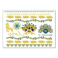 Флэш тату / металлик тату / временная татуировка TTVT368