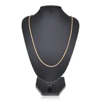 Цепочка для кулона, 60см, цвет золотой CN008-01