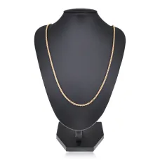 Цепочка для кулона, 60см, цвет золотой CN008-01