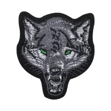 Нашивка Волк, 8х7см NS004-02