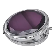 Двойное зеркало (второе с увеличением) d.7см, цвет фиолетовый ZE001-5