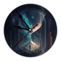 Часы настенные Песочные часы 20см, пластик MCH163