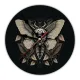 Часы настенные Мотылек мертвая голова 20см, пластик MCH187
