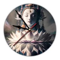 Часы настенные Богиня 20см, пластик MCH209