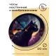 Часы настенные Кот 20 см, пластик MCH226