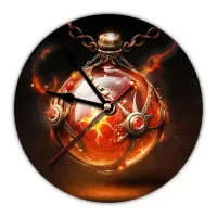 Часы настенные Алхимия 20 см, пластик MCH237