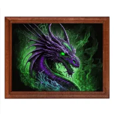 Постер в рамке 22х17см Дракон POSG-0209