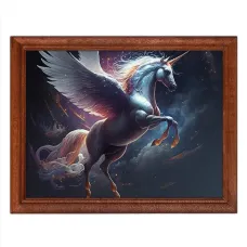 Постер в рамке 22х17см Единорог POSG-0226