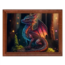 Постер в рамке 22х17см Дракон POSG-0230