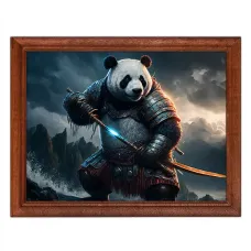 Постер в рамке 22х17см Панда POSG-0231
