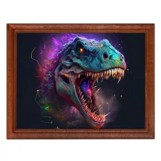 Постер в рамке 22х17см Динозавр POSG-0235