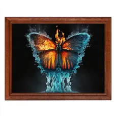 Постер в рамке 22х17см Бабочка POSG-0252