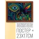 Постер в рамке 22х17см Глаз POSG-0265