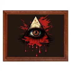 Постер в рамке 22х17см Глаз POSG-0273