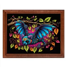 Постер в рамке 22х17см Летучая мышь POSG-0274