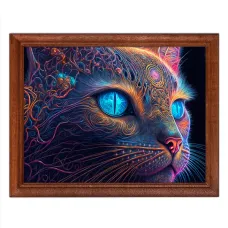 Постер в рамке 22х17см Кот POSG-0277