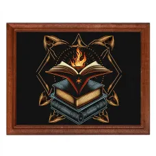 Постер в рамке 22х17см Книги POSG-0280