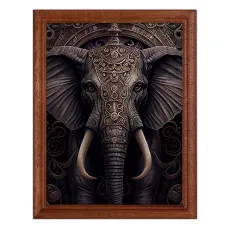 Постер в рамке 17х22см Слон POSV-0255