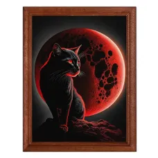 Постер в рамке 17х22см Кот POSV-0273