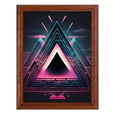 Постер в рамке 17х22см Пирамиды POSV-0276