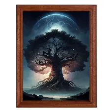 Постер в рамке 17х22см Дерево жизни POSV-0277