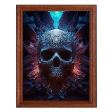 Постер в рамке 17х22см Череп POSV-0280