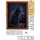 Постер в рамке 17х22см Кот POSV-0288