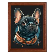 Постер в рамке 17х22см Мопс POSV-0297