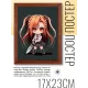 Постер в рамке 17х22см Аниме девушка POSV-0298