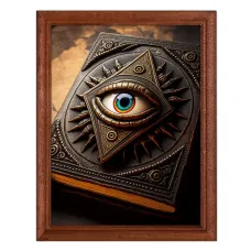 Постер в рамке 17х22см Книга POSV-0308